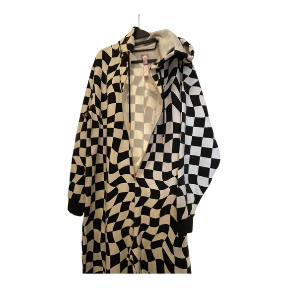 Savage X Fenty Black Caviar Fast Lane Forever Savage Hooded Onesie NWT - Picture 5 of 8